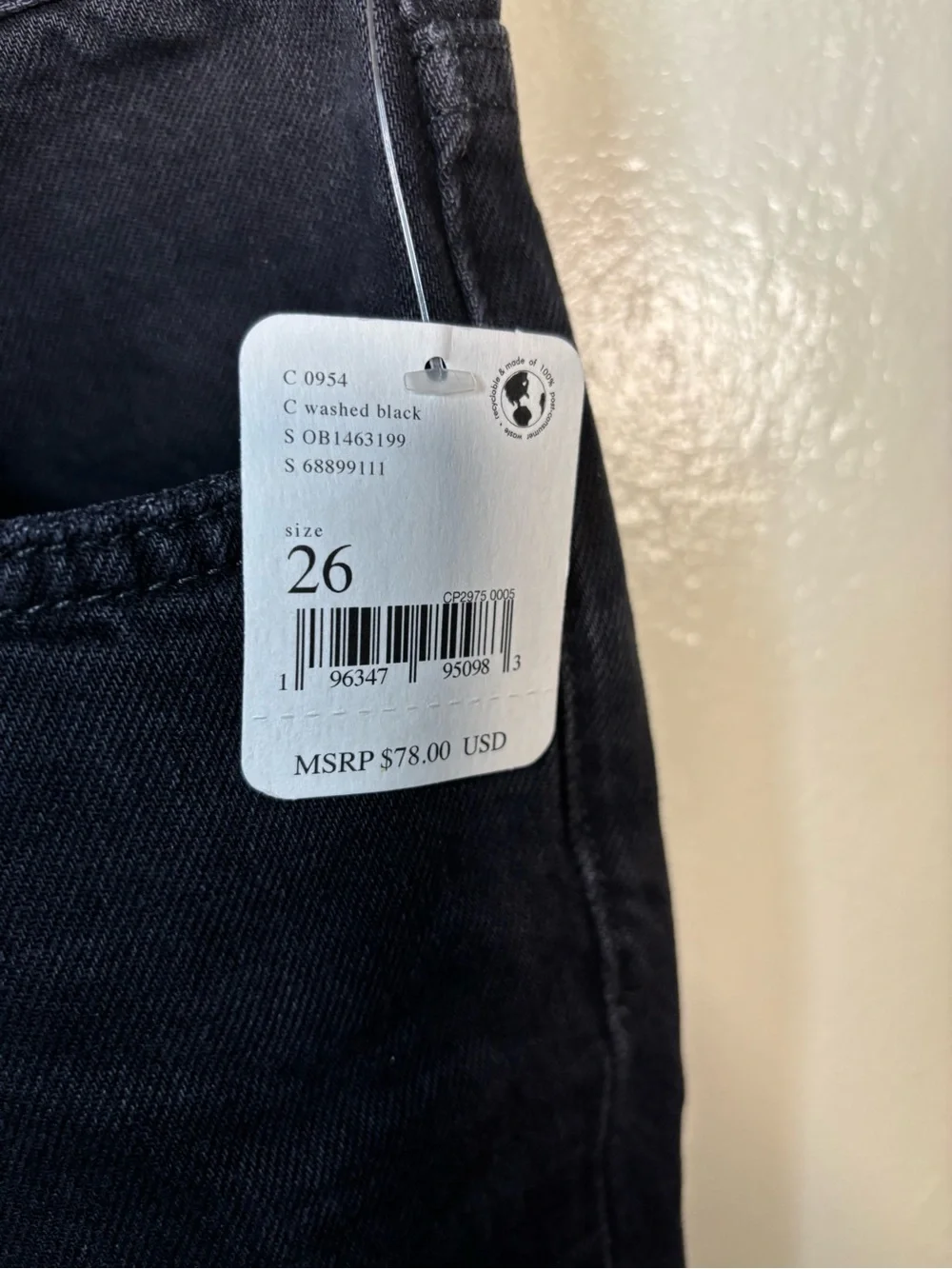 Free People We The Free Maggie Mid-Rise Straight-Leg Distressed Woman’s Jeans